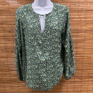 T75 Odd‎ Molly Green Vintage Print Top